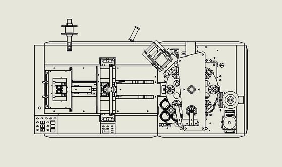 コーヒーと紅茶の加工のための完全自動使い捨て紙カップ製造機械 紙を折りたたむ機械 1700 kg