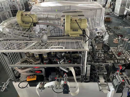 パーソナライズ 90-100pcs/min 高速使い捨て紙コーヒーカップを作るマシン 9kw紙カップ形成マシン