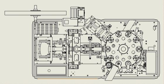完全に自動 2-16オンス 紙カップを作る機械 銅バーカップボンド方式100-110pcs/Min