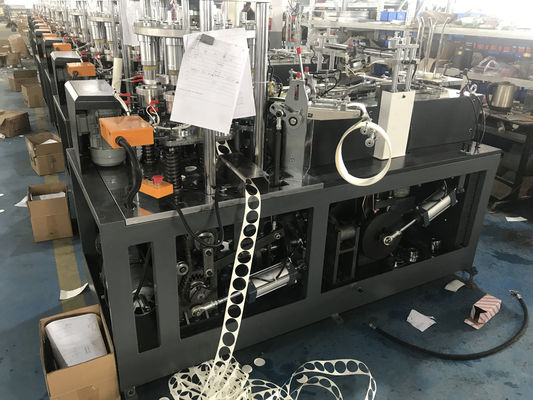 4kw 完全自動紙コーヒーカップ製造機 単/二重PEコーティング紙の紙カップを形作る機械