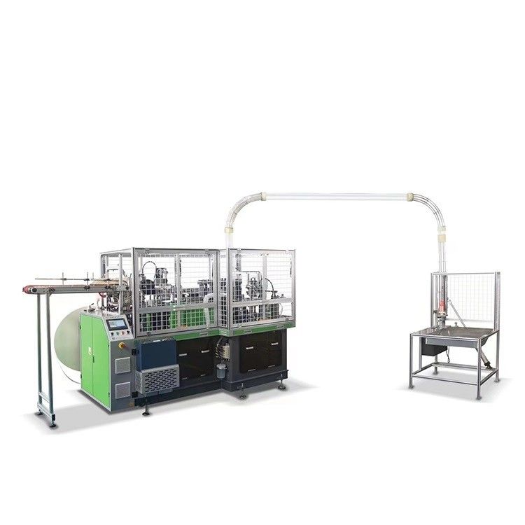 高速自動紙カップ製造機 二重壁 紙コーヒーカップを1回形にする機械 120-150pcs/m